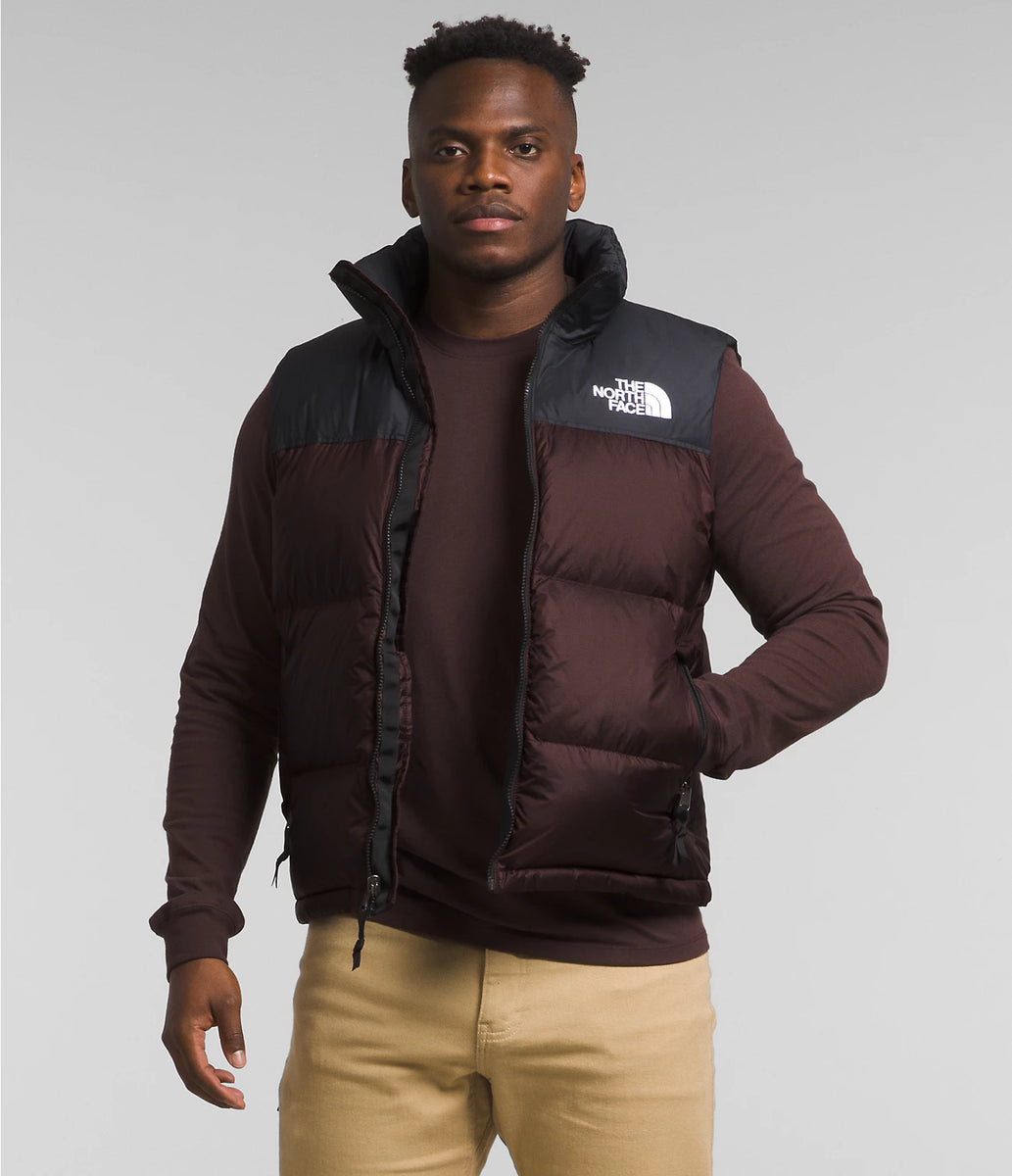 1996 RETRO NUPTSE VEST COAL BROWN / TNF BLACK â hobby·ism